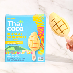 Frozen Mango Coconut Pops - Thai Coco